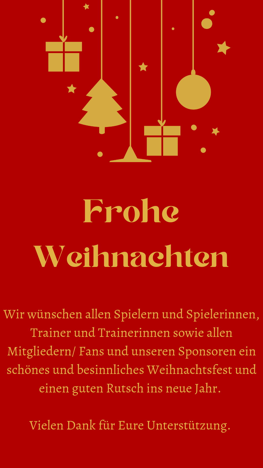 Frohe Weihnachten 