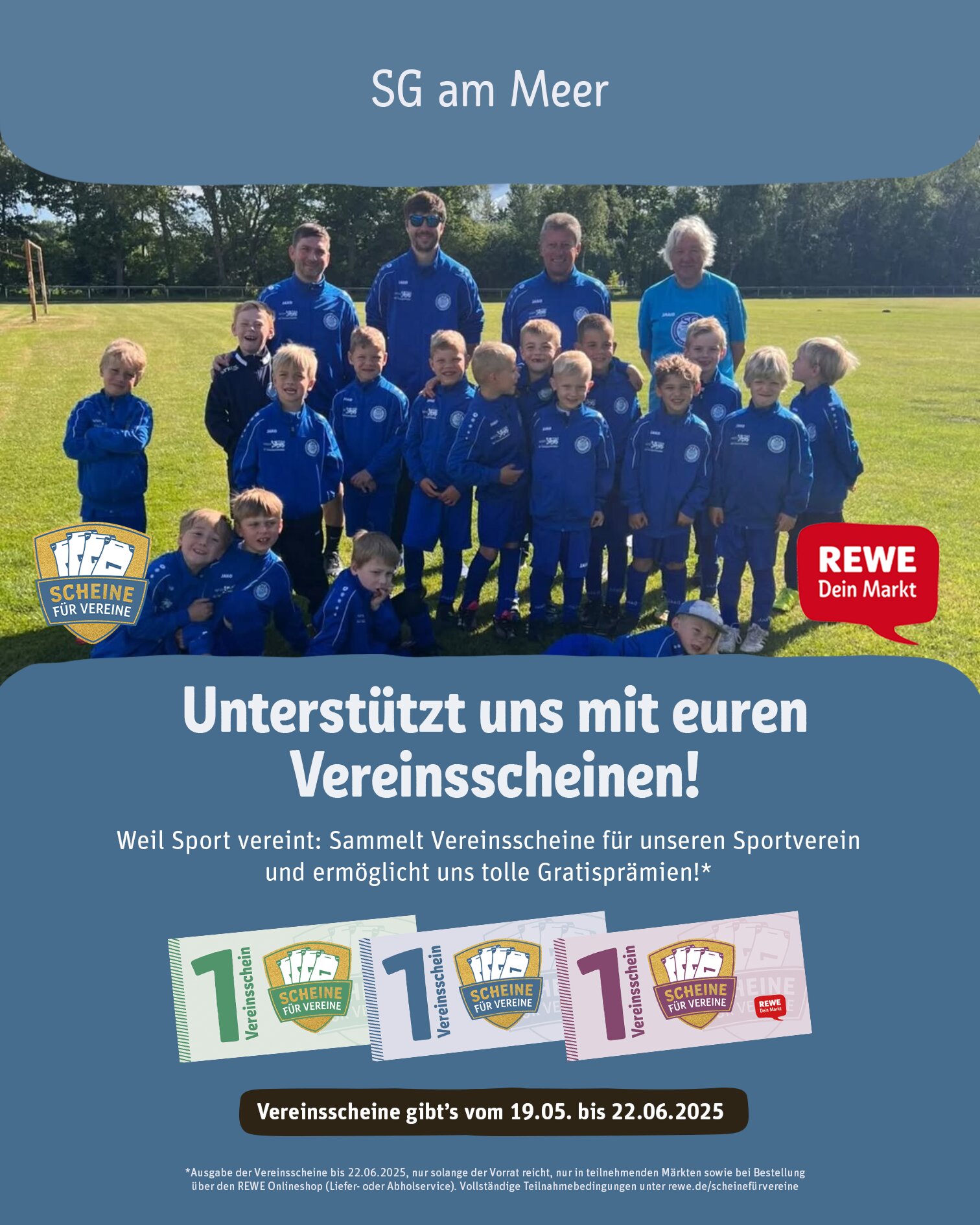 ScheineFuerVereine 2025 Aktionsstart Posting 4x5