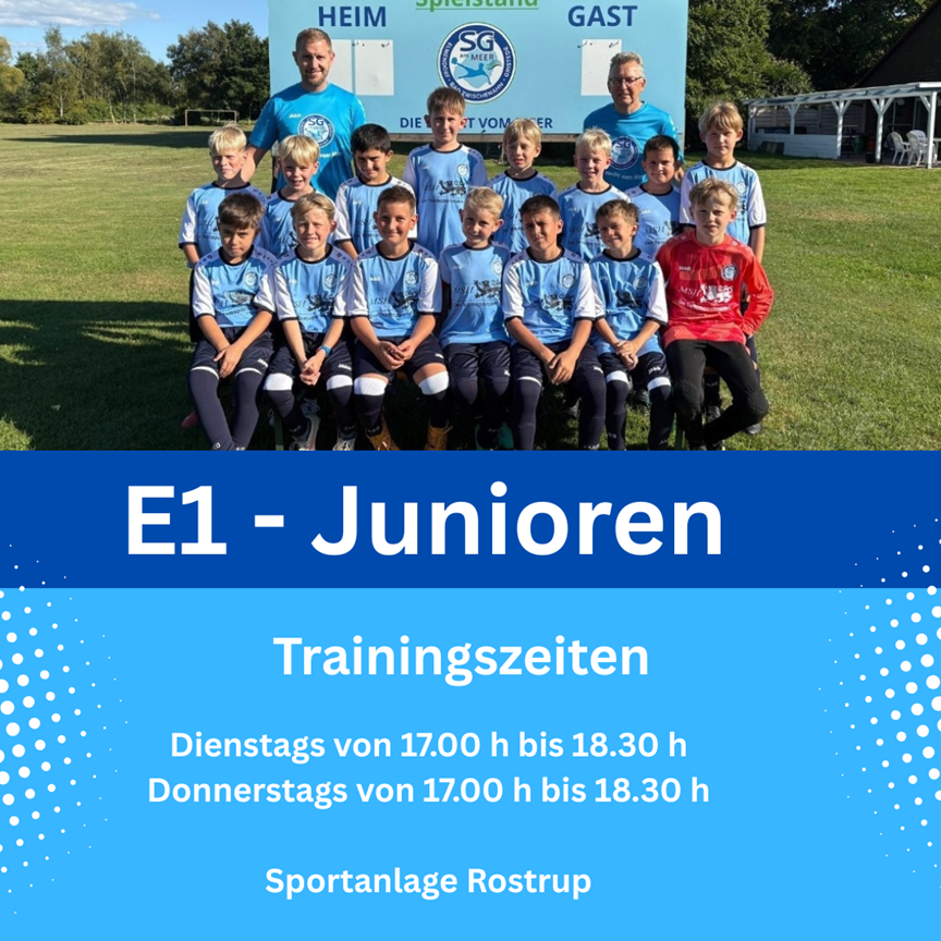 Trainingszeiten E2